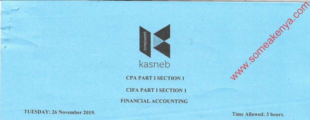 Financial accounting 2019