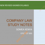 Company Law new Revised notes