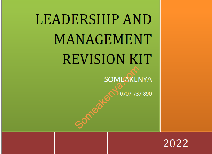 CPA CCP CIFA Leadership and Management Revision kit
