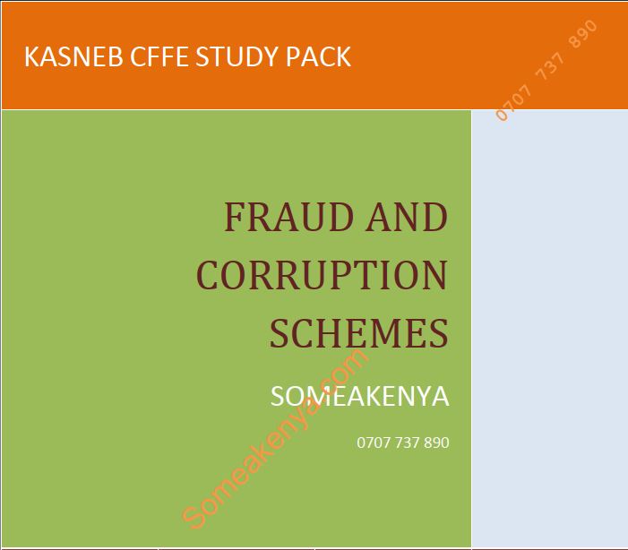 Fraud and Corruption Schems notes