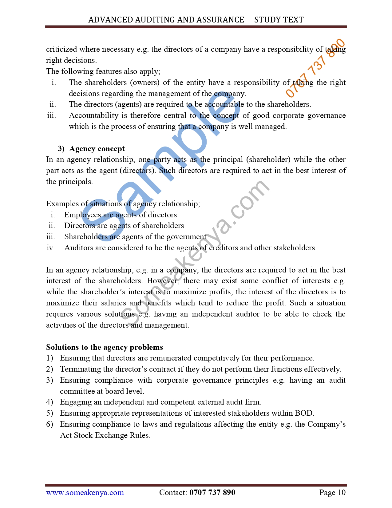 Advanced Auditing and Assurance KASNEB CPA notes