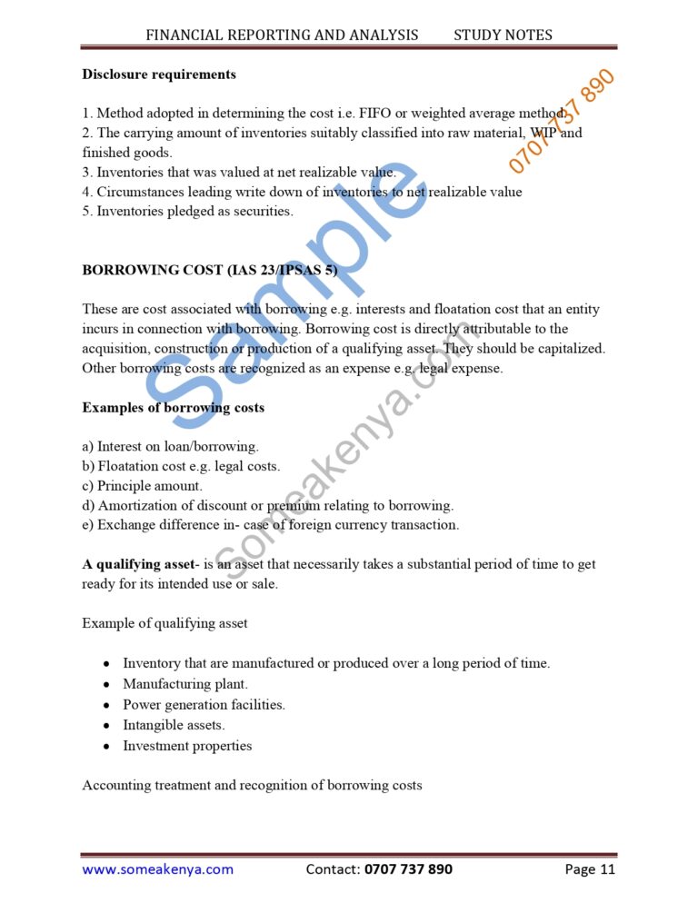Financial Reporting and Analysis notes – KASNEB CPA| ATD| CS| CCP| CIFA ...
