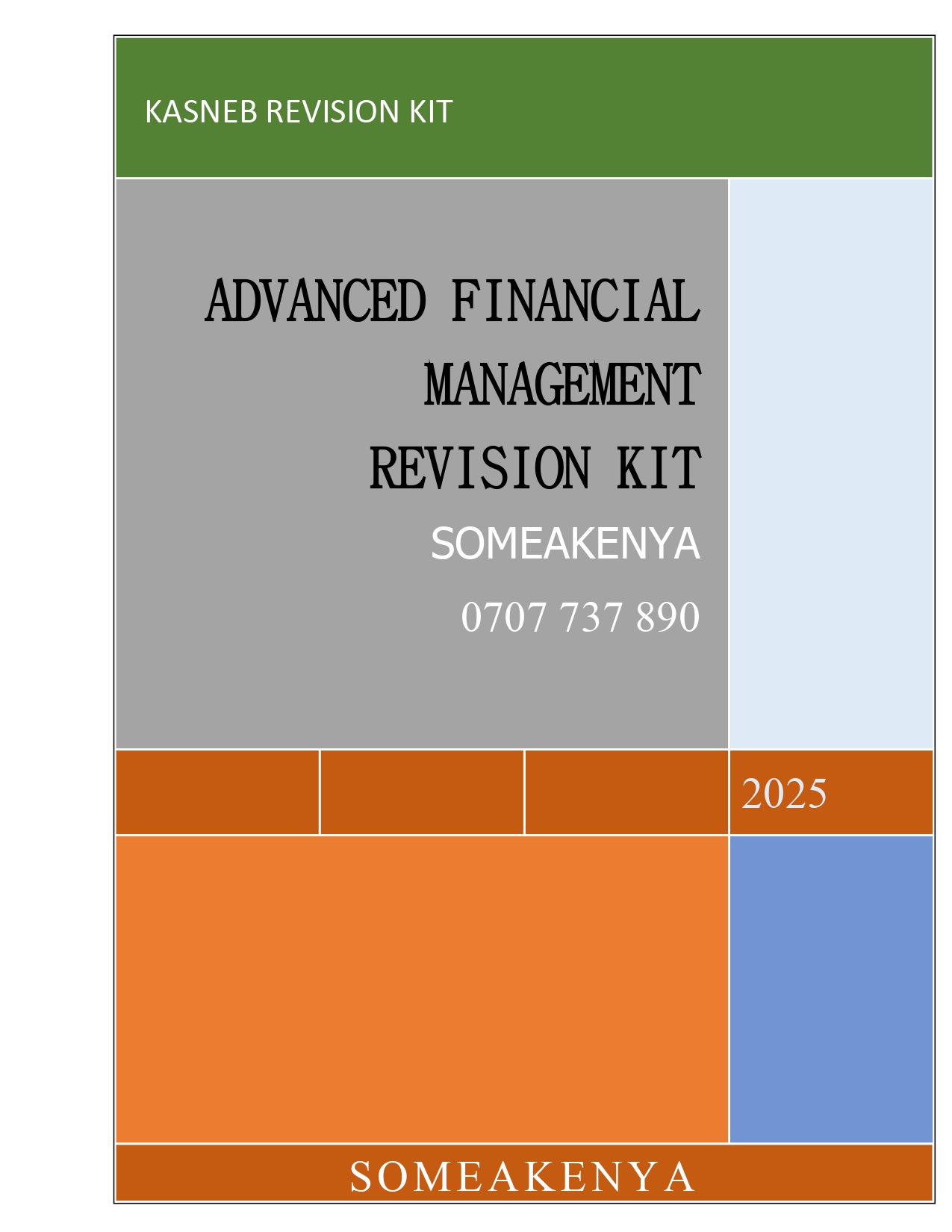 Advanced Financial Management (AFM) Revision Kit Hardcopy